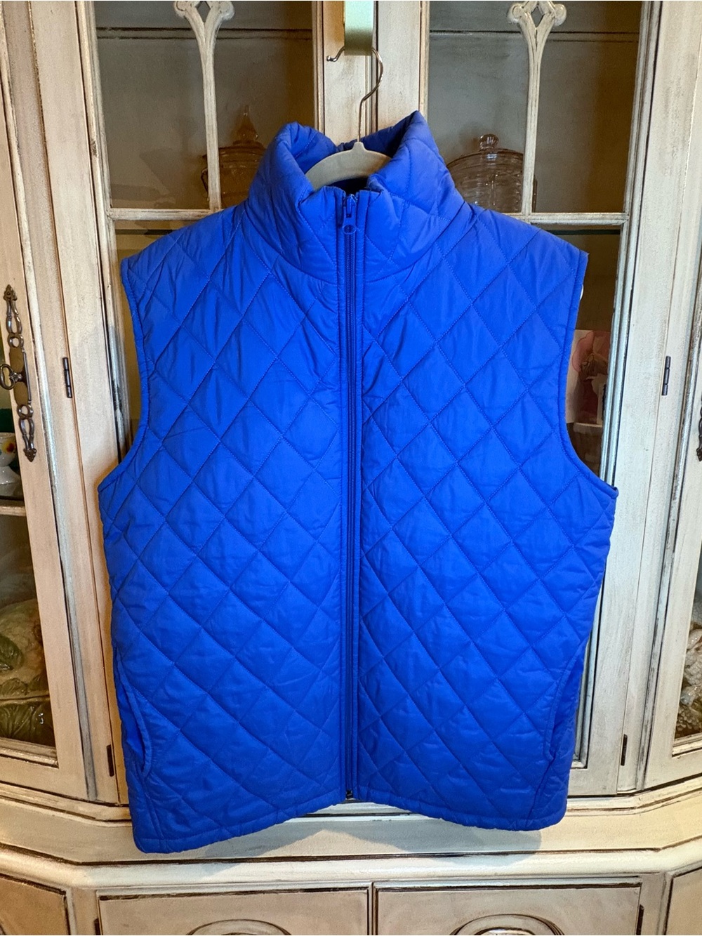 BlueEarth Men's Quilted Royal Blue Vest